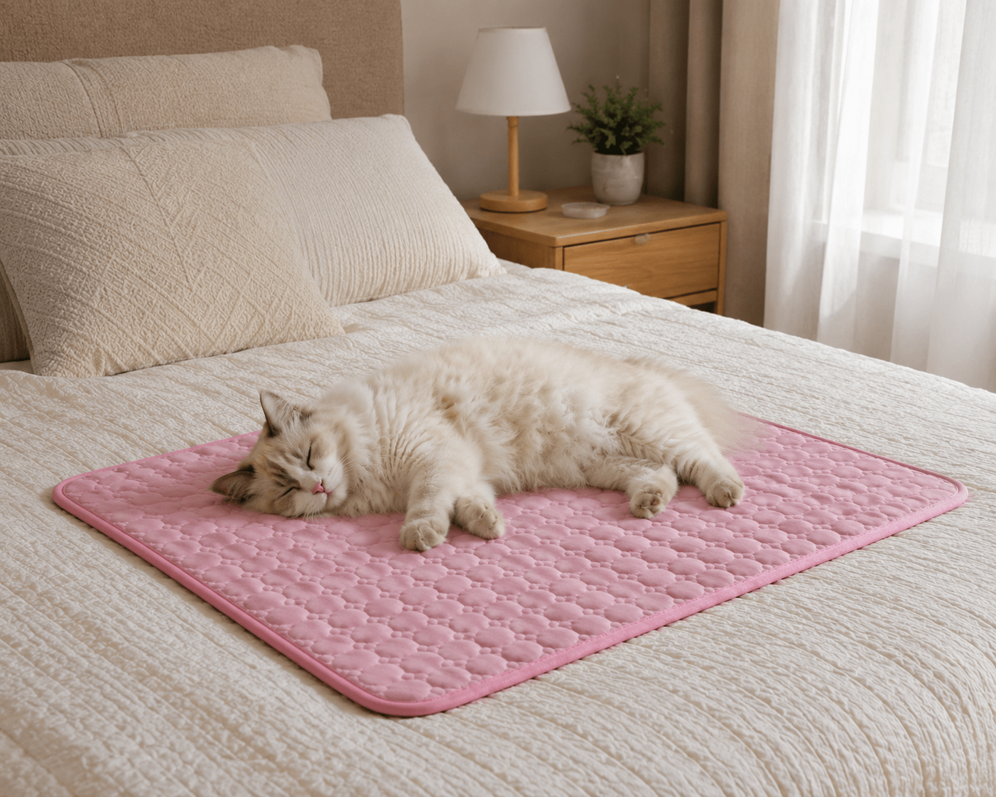 Tapis rafraîchissant pour chat Paradis’frais™ - Mi-a-ou - Mi-a-ou
