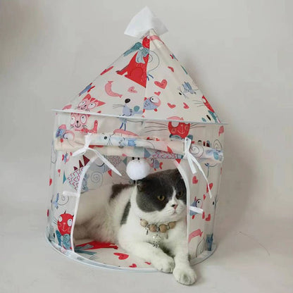 Tunnel pour chat et tente CastelloGat™ - Mi-a-ou